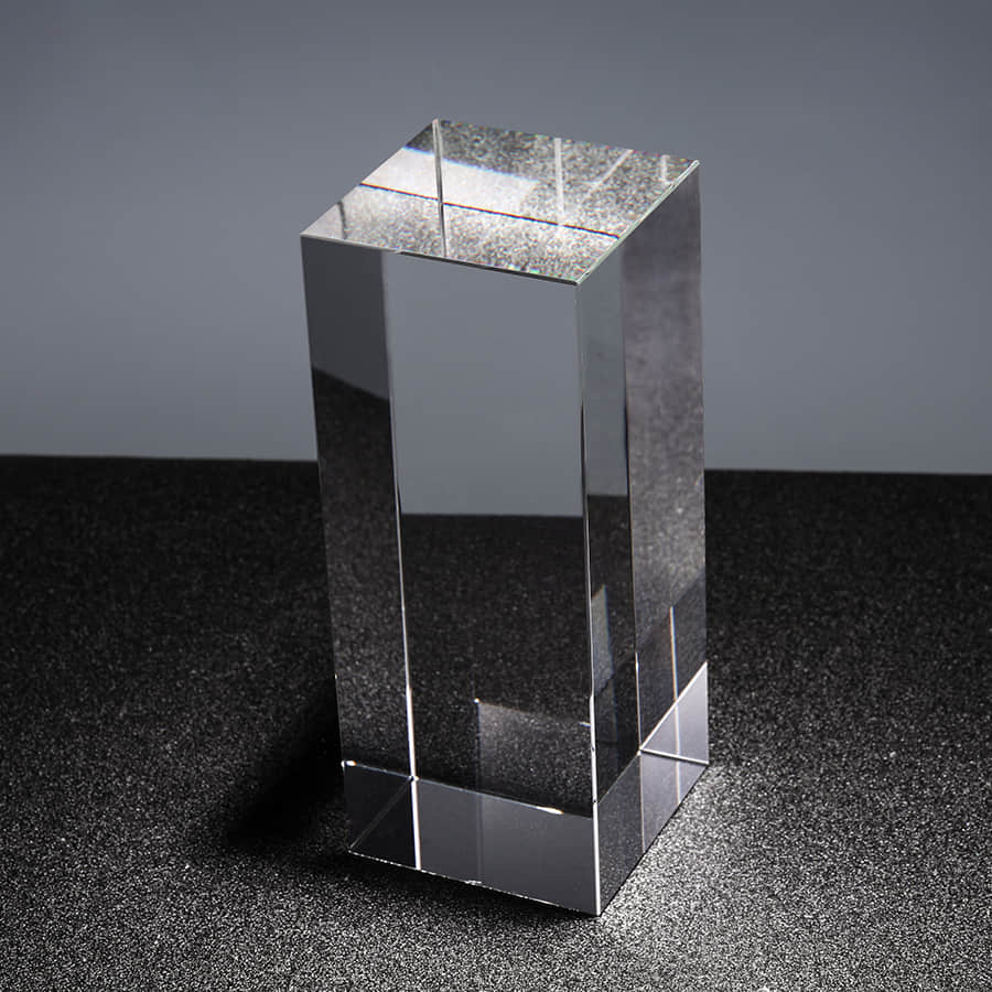 Crystal Cube for 3D Laser Engraving